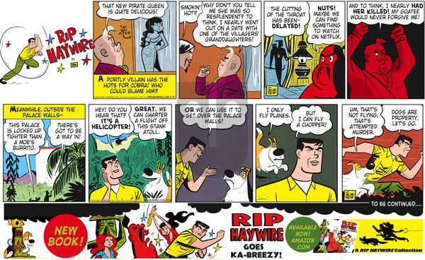 Rip Haywire on Sunday November 8, 2015 Comic Strip