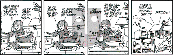 Doonesbury on Tuesday June 24, 1980 Comic Strip