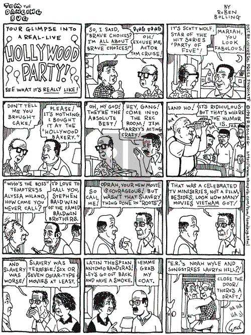 Tom the Dancing Bug on Sunday November 8, 1998 Comic Strip