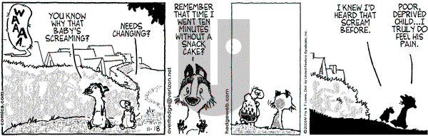 Over the Hedge on Friday November 18, 2005 Comic Strip