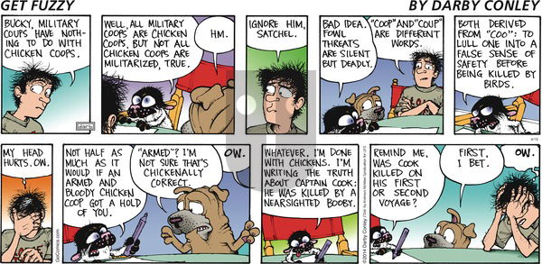 Get Fuzzy on Sunday April 13, 2025 Comic Strip