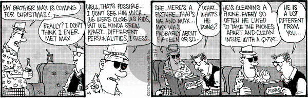 Monty on Monday December 17, 2007 Comic Strip