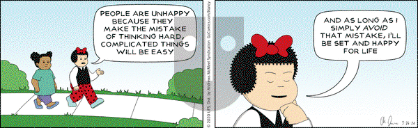 Nancy on Thursday March 26, 2020 Comic Strip