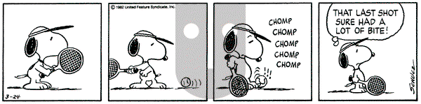 Peanuts on Wednesday March 24, 1982 Comic Strip