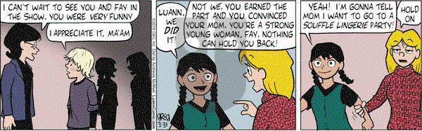 Luann on Saturday March 31, 2018 Comic Strip