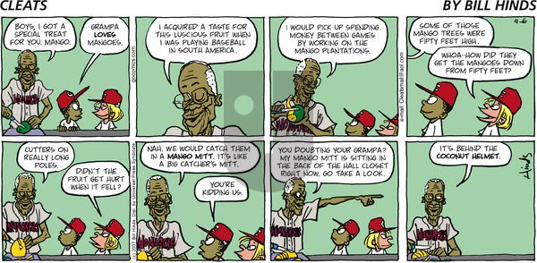 Cleats on Sunday April 6, 2008 Comic Strip