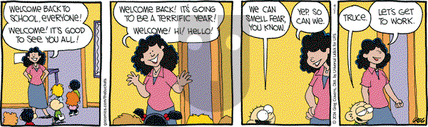 The Buckets on Monday September 1, 2014 Comic Strip