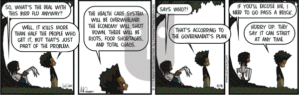 The Boondocks on Friday November 4, 2005 Comic Strip