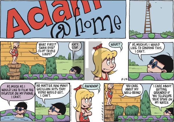Adam@Home on Sunday August 25, 2019 Comic Strip