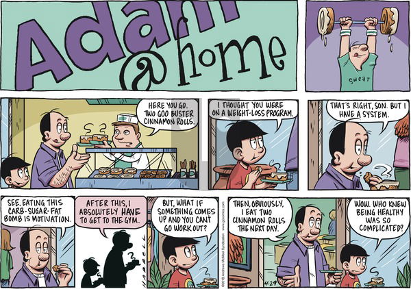 Adam@Home on Sunday April 29, 2018 Comic Strip
