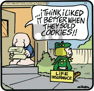Ziggy on Wednesday February 3, 2021 Comic Strip