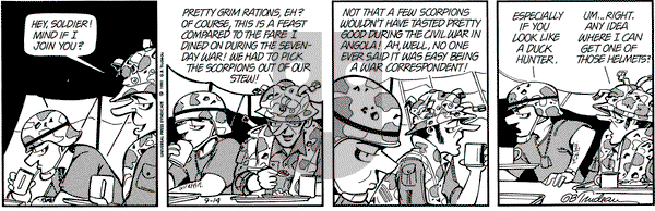 Doonesbury on Friday September 14, 1990 Comic Strip