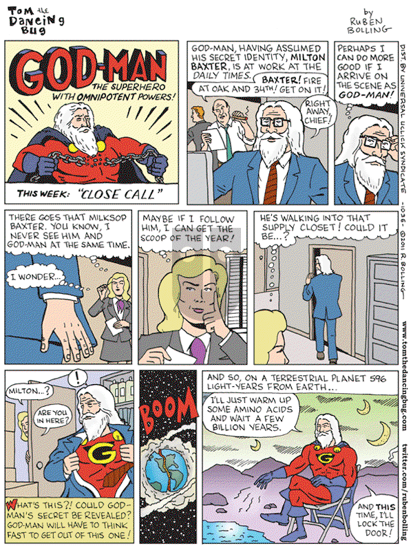Tom the Dancing Bug on Friday May 6, 2011 Comic Strip