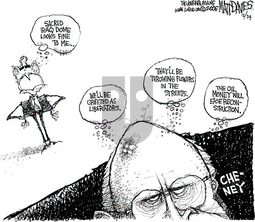 Matt Davies on Friday February 24, 2006 Comic Strip