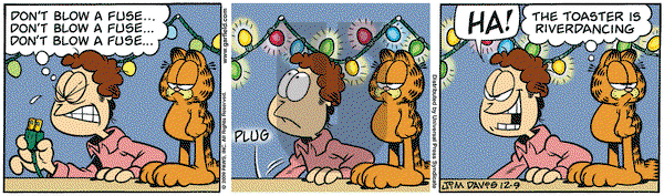 Garfield on Wednesday December 9, 2009 Comic Strip