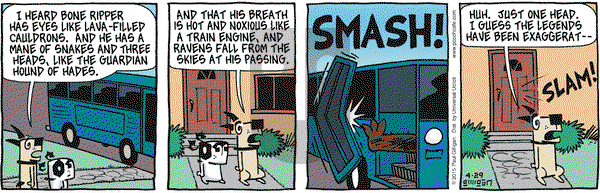Pooch Cafe on Wednesday April 29, 2015 Comic Strip