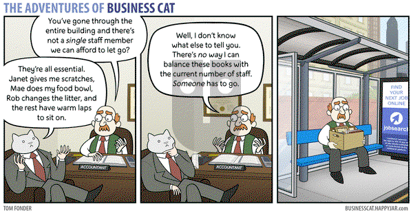 The Adventures of Business Cat on Monday February 15, 2016 Comic Strip