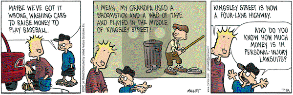 Frazz on Saturday July 12, 2003 Comic Strip