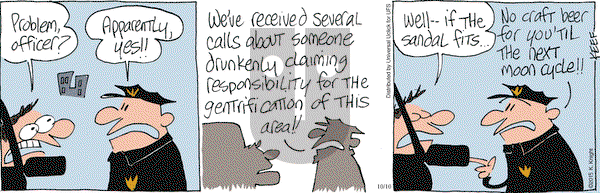 The Knight Life on Saturday October 10, 2015 Comic Strip