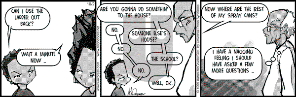 The Boondocks on Thursday May 5, 2011 Comic Strip