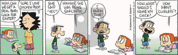 Baby Blues on Thursday April 17, 2014 Comic Strip