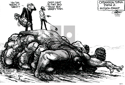 Pat Oliphant on Wednesday September 11, 2013 Comic Strip