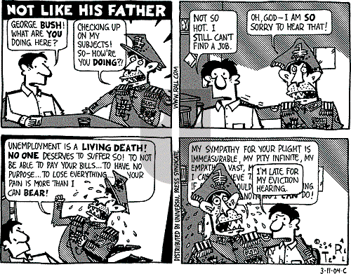Ted Rall on Monday March 15, 2004 Comic Strip