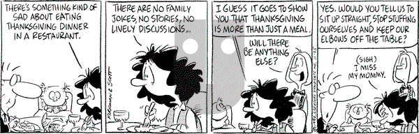 Baby Blues on Wednesday November 25, 1992 Comic Strip