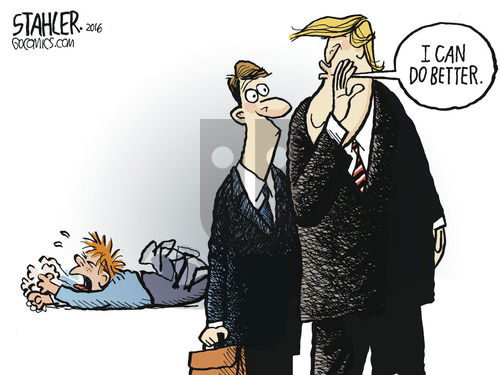 Jeff Stahler on Sunday February 7, 2016 Comic Strip