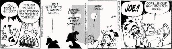 Over the Hedge on Tuesday August 12, 1997 Comic Strip