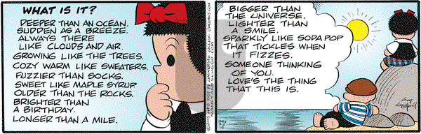Nancy on Wednesday July 22, 2015 Comic Strip