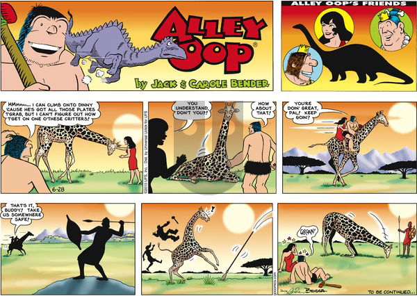 Alley Oop on Sunday June 28, 2015 Comic Strip