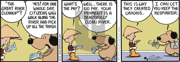 DeFlocked on Thursday November 6, 2014 Comic Strip