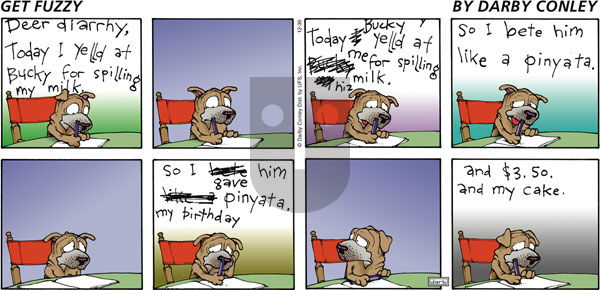 Get Fuzzy on Sunday December 30, 2007 Comic Strip