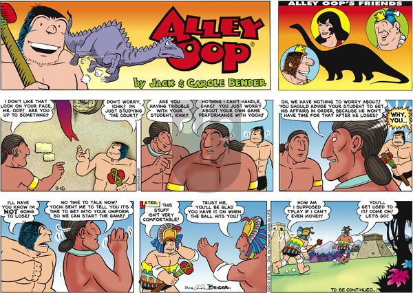 Alley Oop on Sunday September 16, 2012 Comic Strip