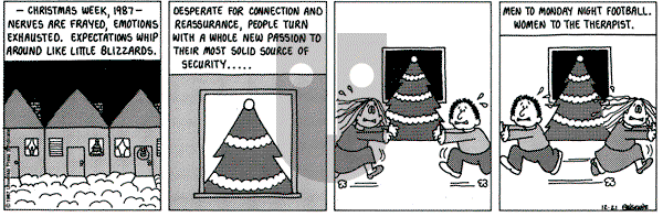 Cathy Classics on Monday December 21, 1987 Comic Strip