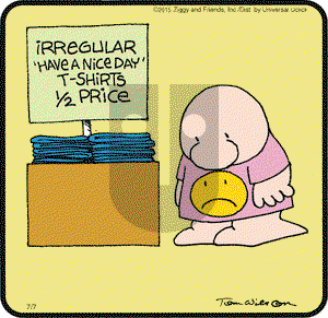 Ziggy on Tuesday July 7, 2015 Comic Strip