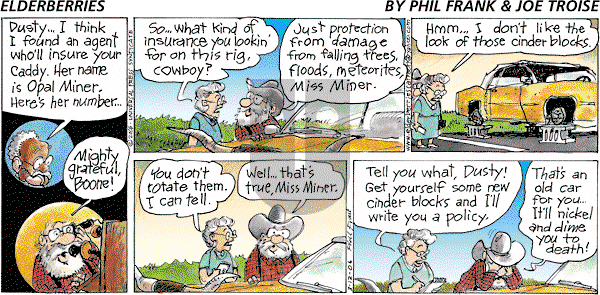 The Elderberries on Sunday March 12, 2006 Comic Strip