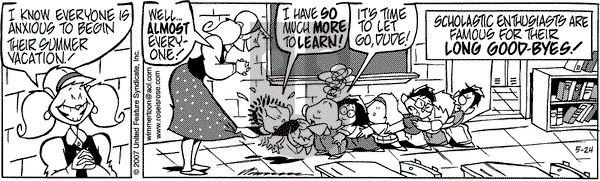 Rose is Rose on Thursday May 24, 2007 Comic Strip