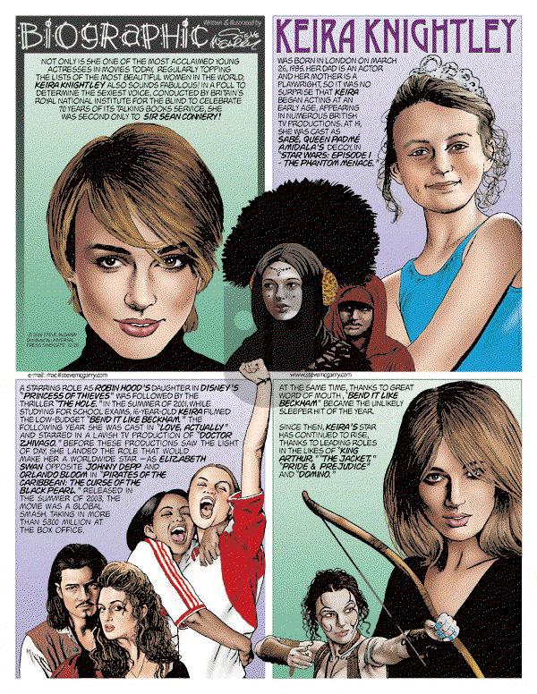 Biographic on Sunday December 25, 2005 Comic Strip