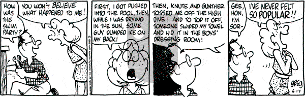 Luann on Saturday June 17, 1989 Comic Strip