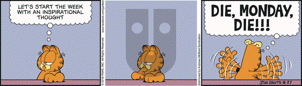 Garfield on Monday August 27, 2018 Comic Strip