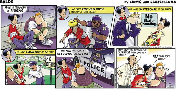 Baldo on Sunday June 25, 2000 Comic Strip