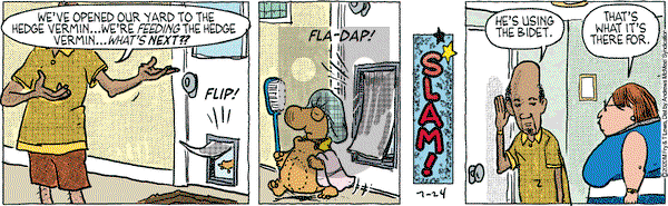 Over the Hedge on Friday July 24, 2020 Comic Strip
