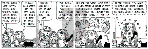 Cathy Classics on Sunday November 9, 1997 Comic Strip