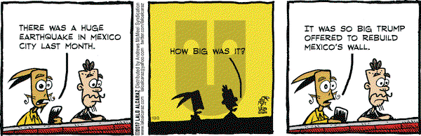La Cucaracha on Tuesday October 3, 2017 Comic Strip