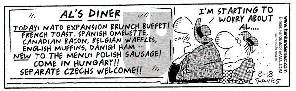 Frank and Ernest on Monday August 18, 1997 Comic Strip