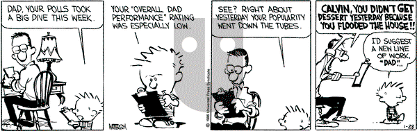 Calvin and Hobbes on Tuesday January 28, 1986 Comic Strip