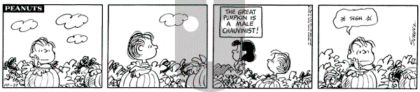 Peanuts on Thursday October 29, 1970 Comic Strip