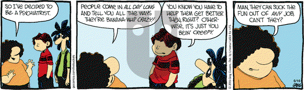 The Buckets on Tuesday June 16, 2015 Comic Strip